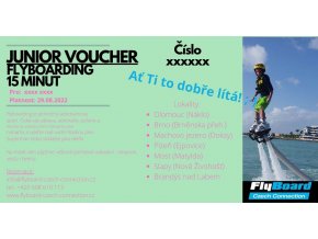 Junior VOUCHER FLYBOARDING 15 MINUT