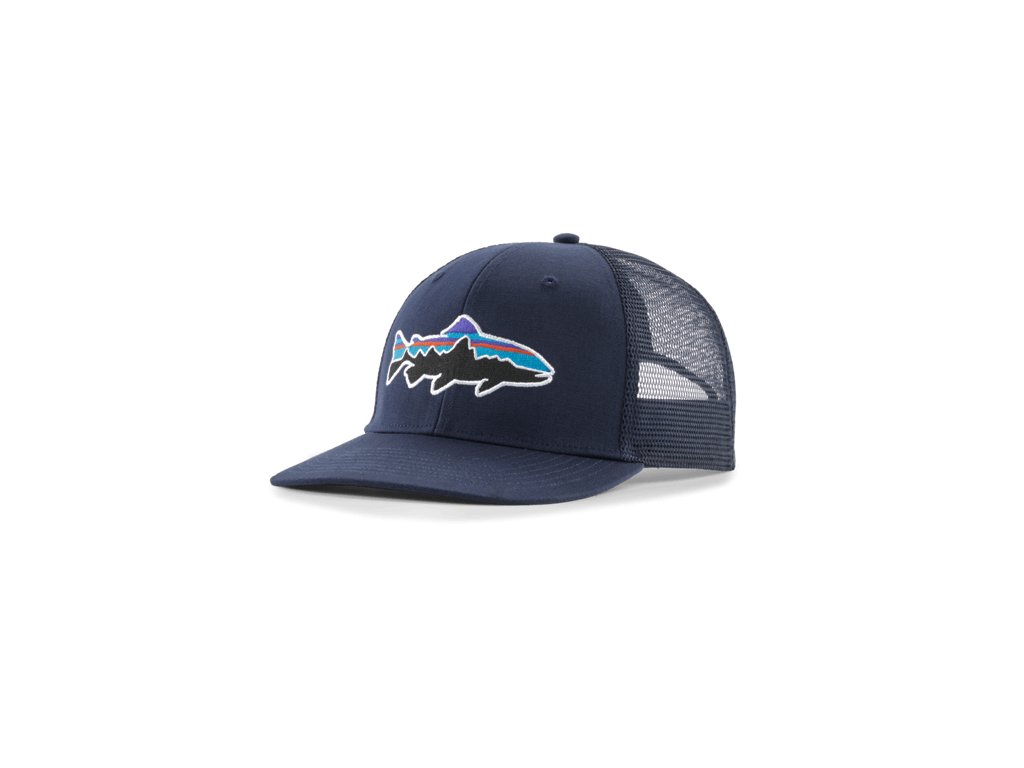 Patagonia kšiltovka Fitz Roy Trout Trucker Hat, New Navy