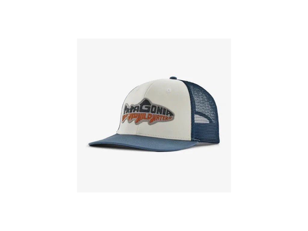 Patagonia kšiltovka Take a Stand Trucker Hat, Wild Waterline: Utility Blue