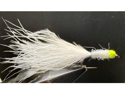 White pink lure - micro chenille