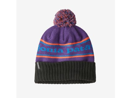 Patagonia čepice Powder Town Beanie - Fitz Roy Stripe Knit - Park Stripe: Purple