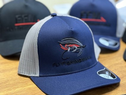 FFM kšiltovka modrá muška