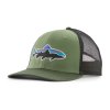 Patagonia kšiltovka Fitz Roy Trout Trucker Hat  Terrain Green