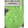 Eggs chenille CHARTREUSE