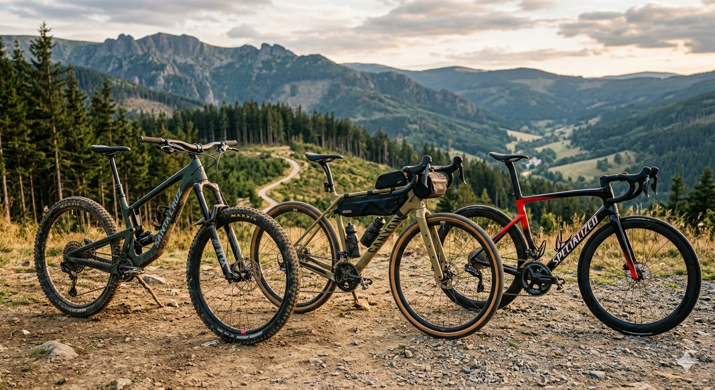 Jak začít jezdit na kole: Silniční kolo, gravel nebo MTB?