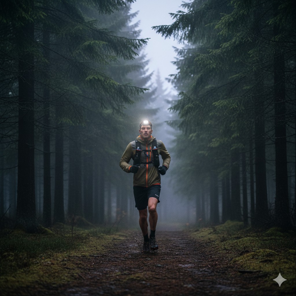 Podzimní běh — vrstvení a fotochromatické brýle