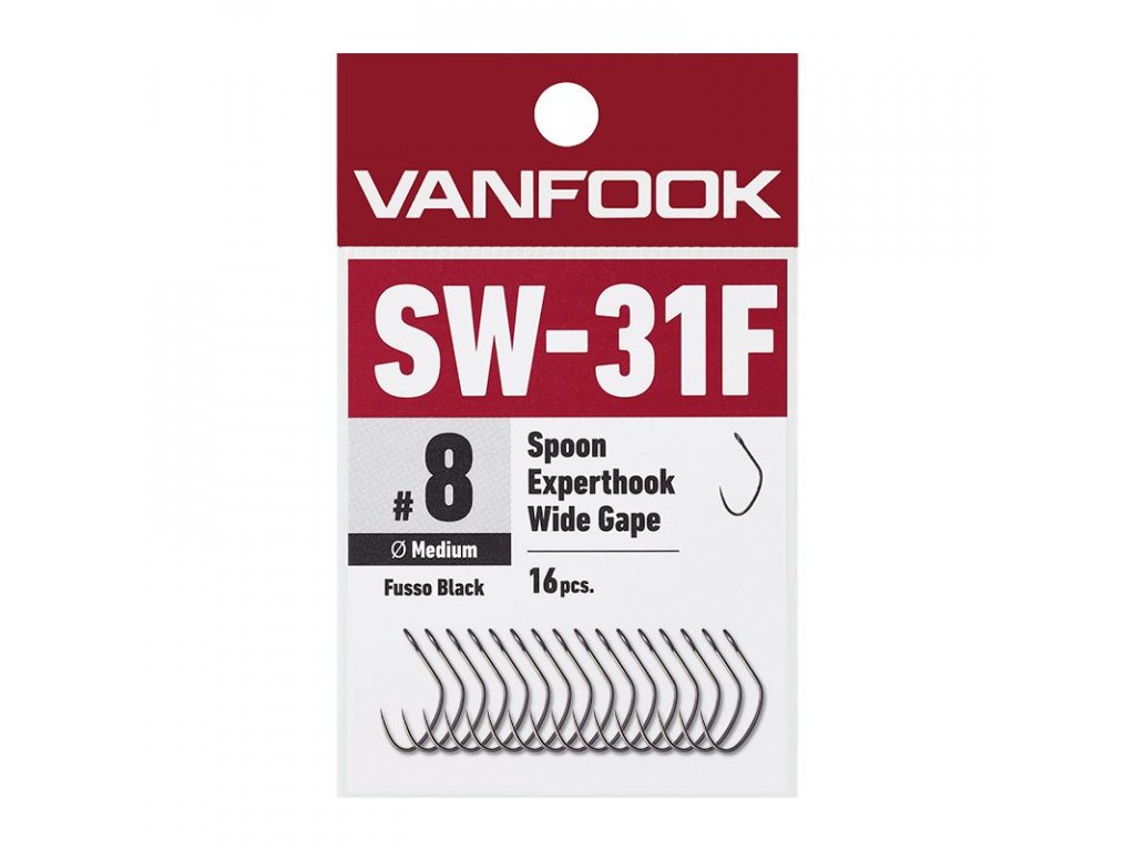 Vanfook SW-31F Spoon Expert Wide Gape Barbless Hooks