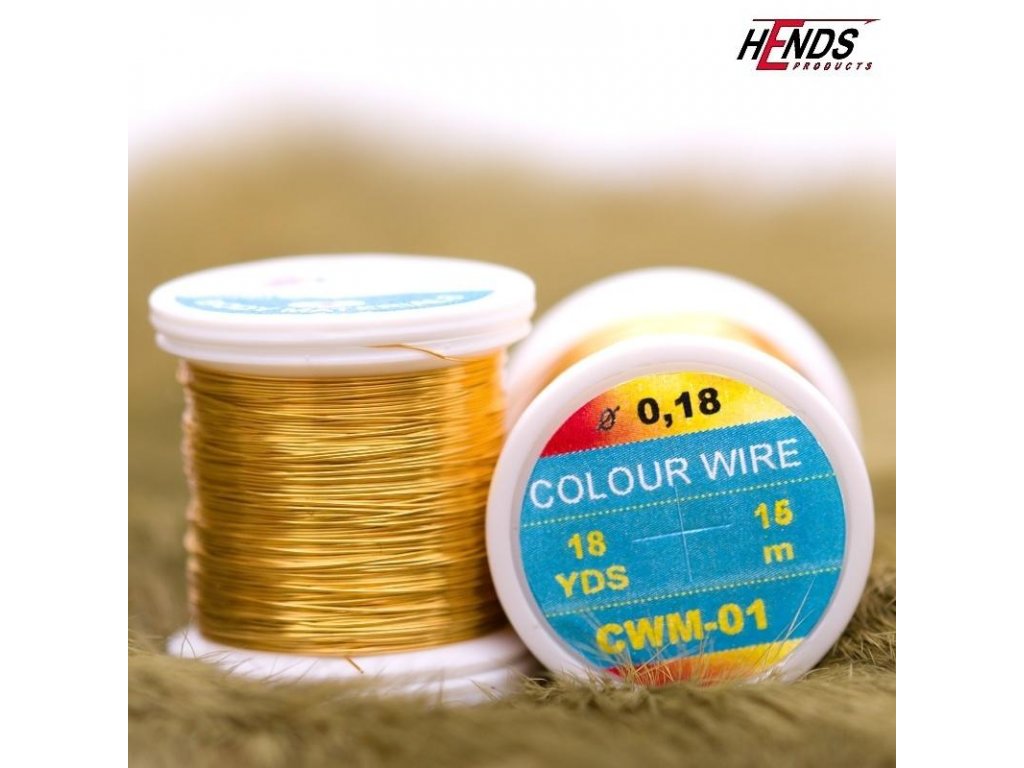 Hends Fly Tying Colour Wires 0.09mm