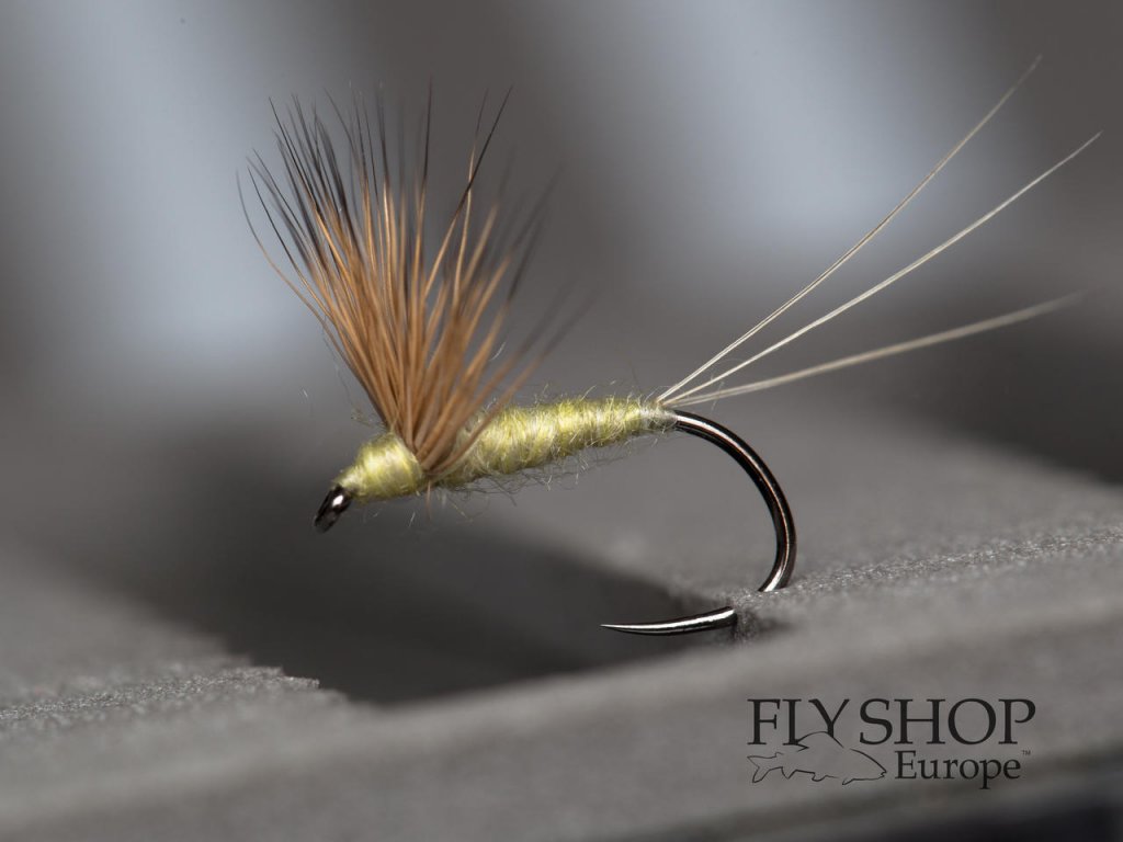 Sparkle Pale Olive Comparadun Dry Fly | FLY SHOP Europe