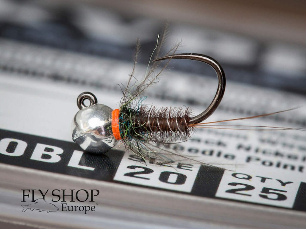 Hot Spot Pheasant Tail Nymph - Silver Bead