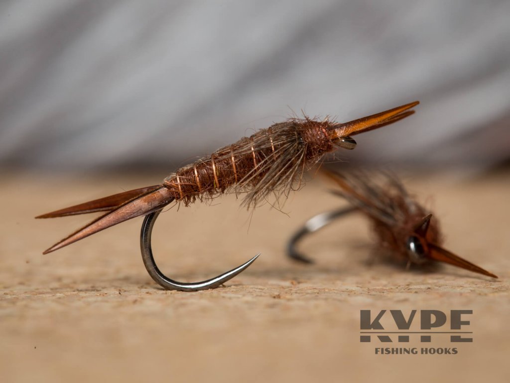 Hare's Ear Hellgrammite Nymph Brown | FLY SHOP Europe