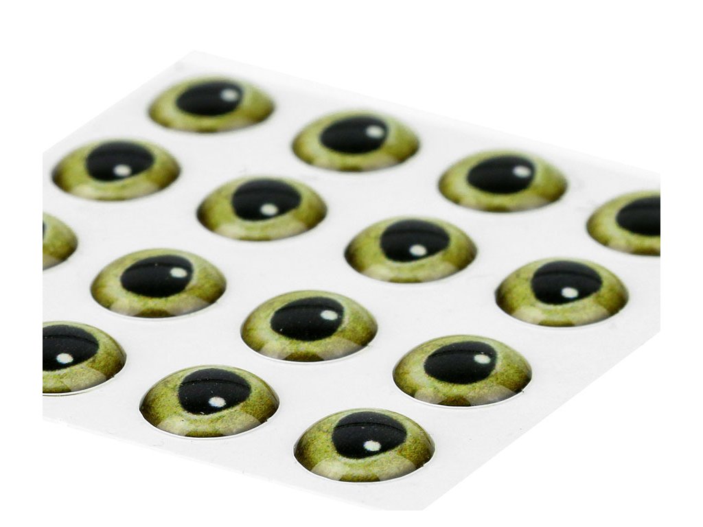 Sybai 3D Epoxy Eyes Real Green (20 Pack)