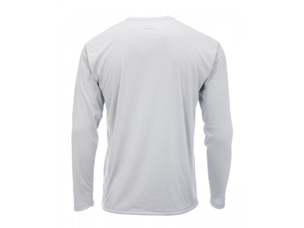 Simms Solar Tech Long Sleeve Tee - Tarpon Turn Steel Blue
