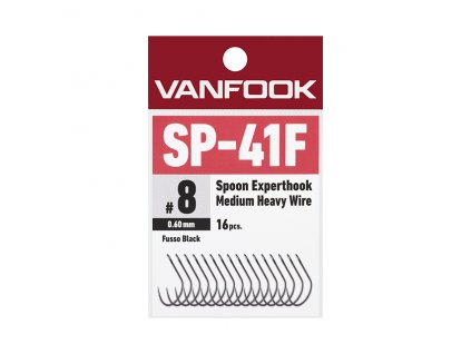 Vanfook SP 41F Spoon Expert Barbless Hooks (16 Pack)