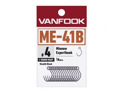 Vanfook ME 41B Minnow Expert Barbless Hooks (16 Pack)1