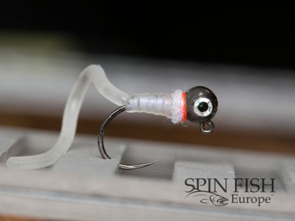 UV Transparent Squirmy Fry - Silver Bead