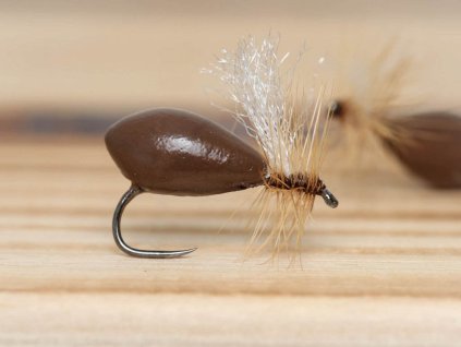 brown bambula terrestrial dry fly white post fse106d