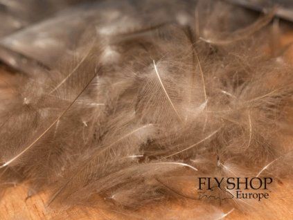 Natural Grey Wild Duck CDC Feathers - 1st Grade (1g Pack)