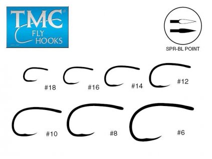 Tiemco TMC 2499SP-BL Fly Hooks Barbless (20 Pack)