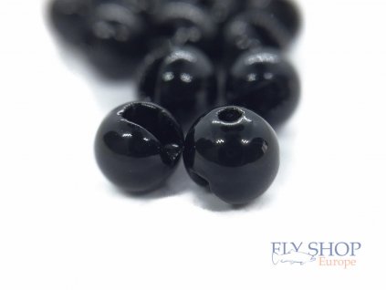 FS Europe Slotted Tungsten Beads Normal Slot - Metallic Black (10 Pack)