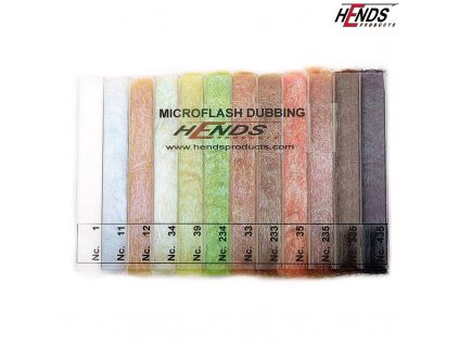 Syntetický dabing set Hends Microflash Dubbing Box Dark (12 Colours)