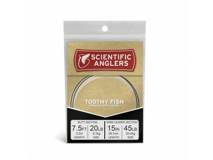 Scientific Anglers Toothy Fish 7.5ft Tapered Wire Leader