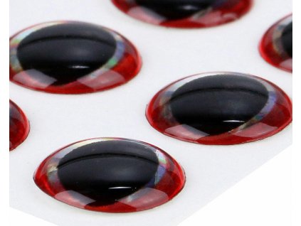 Sybai 3D Epoxy Eyes Ultra 3D Red (20 Pack)