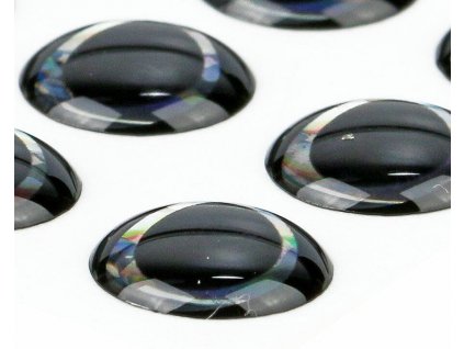 Sybai 3D Epoxy Eyes Ultra Black/Silver (20 Pack)