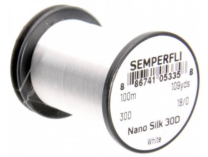 Semperfli Nano Silk Ultra 30D 18/0 White