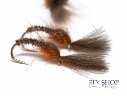 Suchá muška Grey & Orange Emerger
