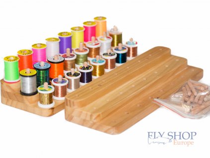 Organizér Fly Tying Threads Rack - 25 Spool Capacity