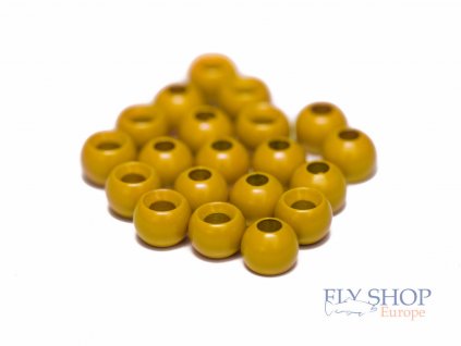FS Europe Brass Beads - Light Brown (20 Pack)