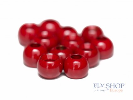 FS Europe Brass Beads - Blood Red (20 Pack)