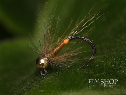 Jigová nymfa Bodyquill Jig Nymph - Olive