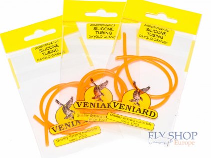 Trubičkový materiál Veniard Silicone Rubber Tubing Dayglo Orange (35cm/package)