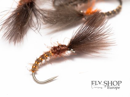 Suchá muška Fiery Brown Emerger