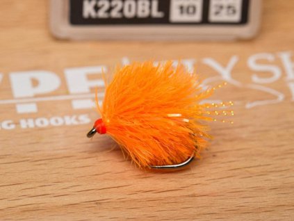 hot orange blob fly fse025