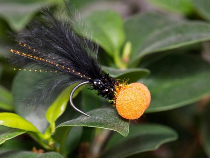 black orange booby lake fly fse352