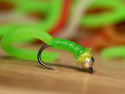 fluo green squirmito squirmy wormy fly fse032
