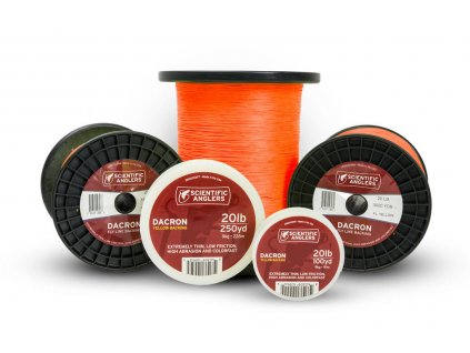Podkladový backing Scientific Anglers Dacron Backing Orange 9kg, 228m