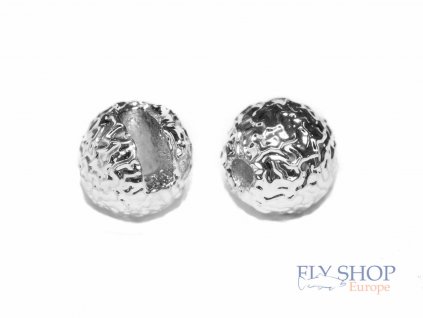 Tungstenové hlavičky FS Europe Slotted Tungsten Beads Normal Slot - Sunny Silver (10 Pack)