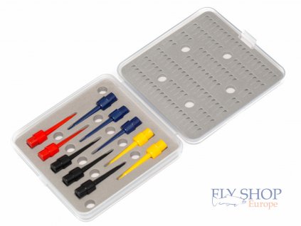 Fly Hackle Plier Set w Display Case