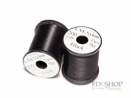 Uni Nylon Ex-Strong 70D Thread - Black (200yds/spool)