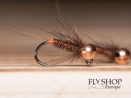 Jigová nymfa Pheasant Tail Jig Nymph - Copper Special