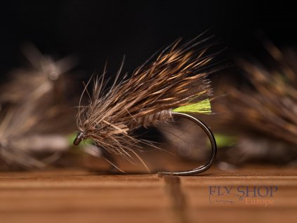 Grey Sedge Dry - Chartreuse Tip