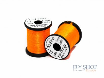 Viazacia niť Uni Neon Fluo Floss 15yds (13.5m)