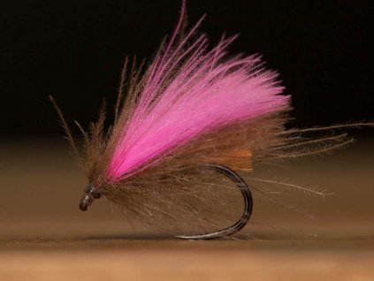 cdc indicator dry fly sedge pink variant caddis dry fly fse052