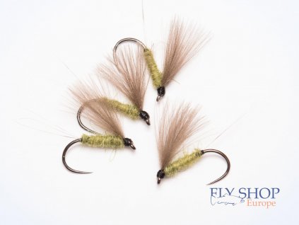 CDC Olive No Hackle Dry Fly