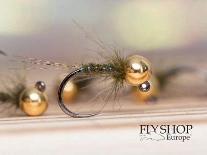 Jigová nymfa Squirrel Jig Nymph - Olive