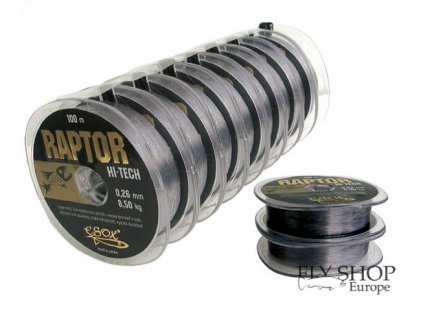 Esox Raptor Hi-Tech Monofilament Tippet (100m Spool)